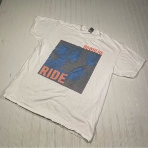 Nowhere Ride band white t-shirt XL